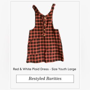 Red & Black Plaid Dress